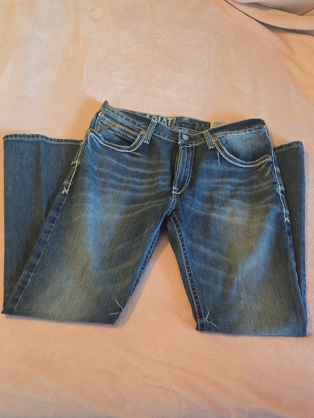 Ariat Dark Blue Low Rise Boot Jeans